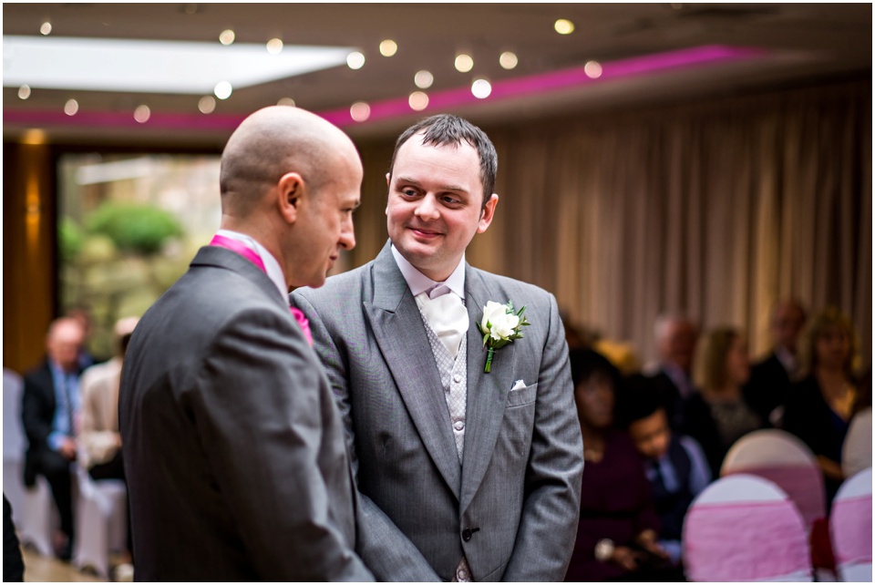 groom ready for ceremony