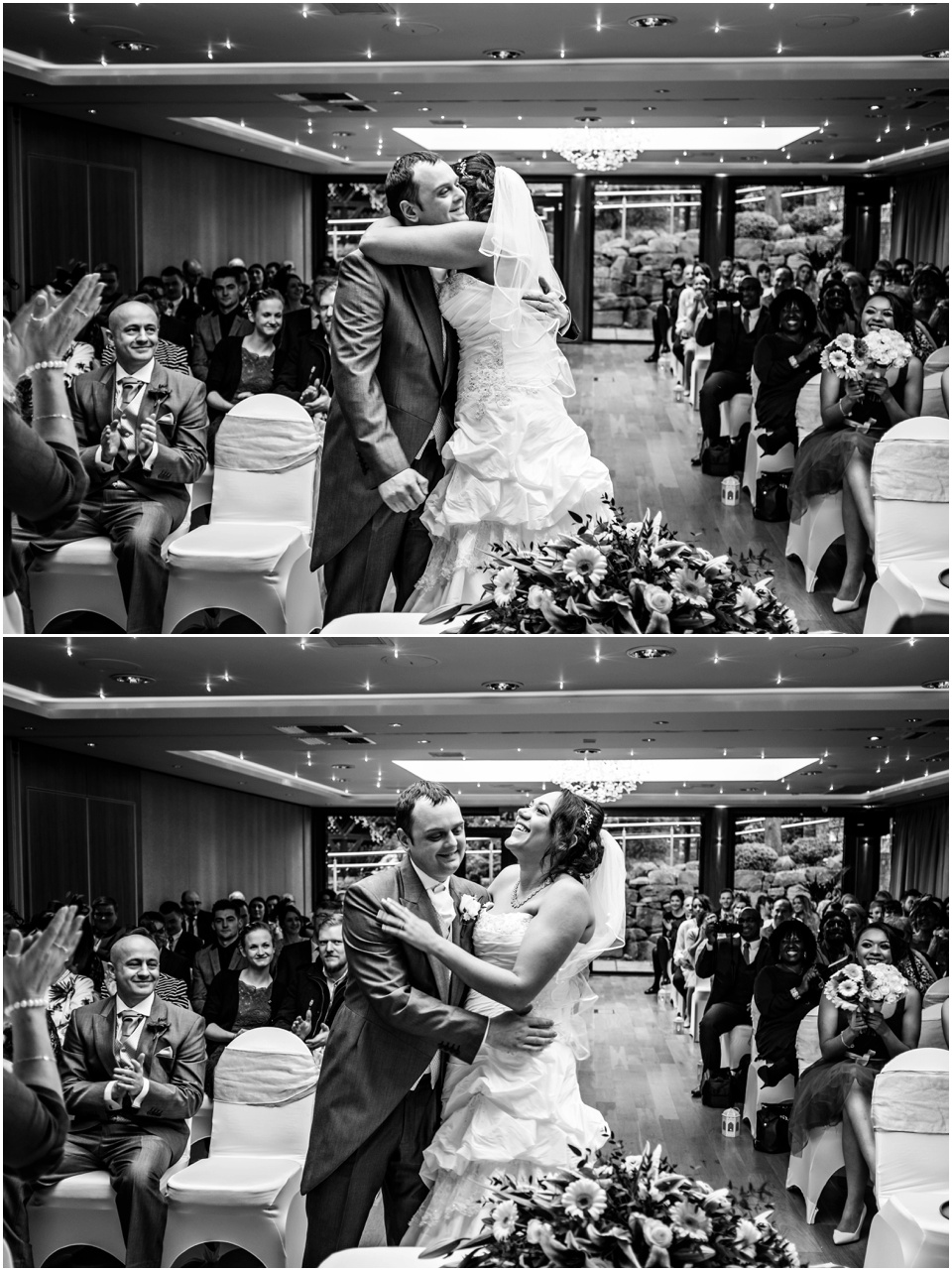 wedding ceremony at modershall oaks
