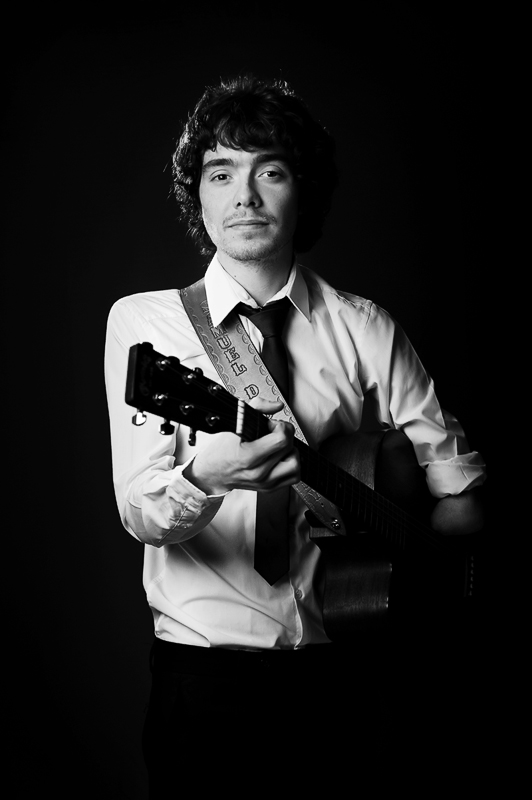 singer photography shoot Sam Draisey