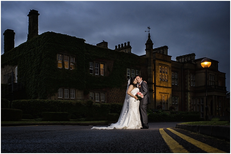evening shot at cranage hall