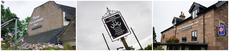 wedding photos at three horse shoes leek