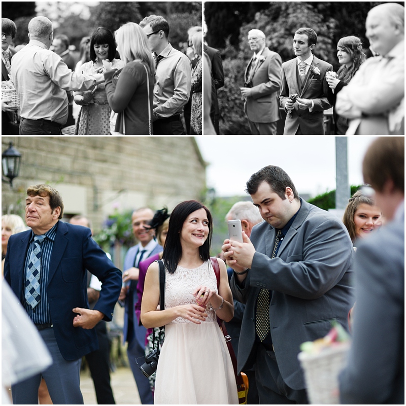 wedding photos at three horse shoes leek