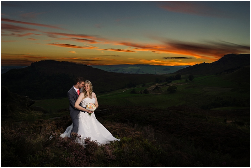 wedding photos at three horse shoes leek