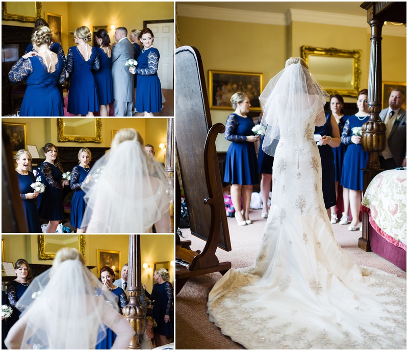 bridal preparations at rowton castle