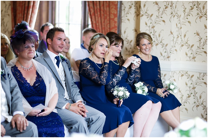 wedding ceremony at rowton castle