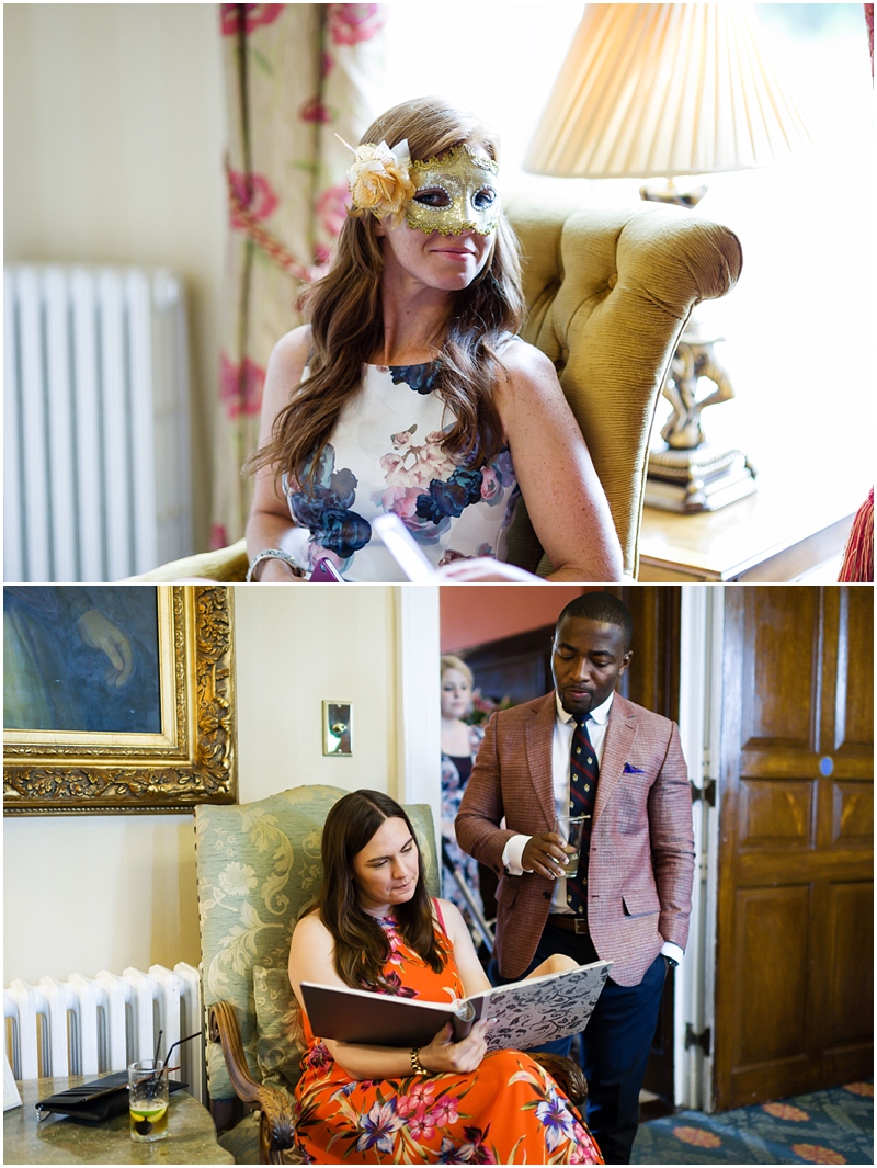 natural photos of wedding guests