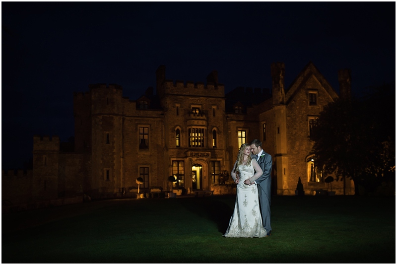 rowton castle wedding night photography