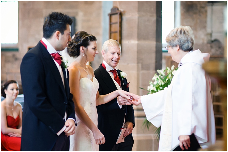 wedding at brewood church