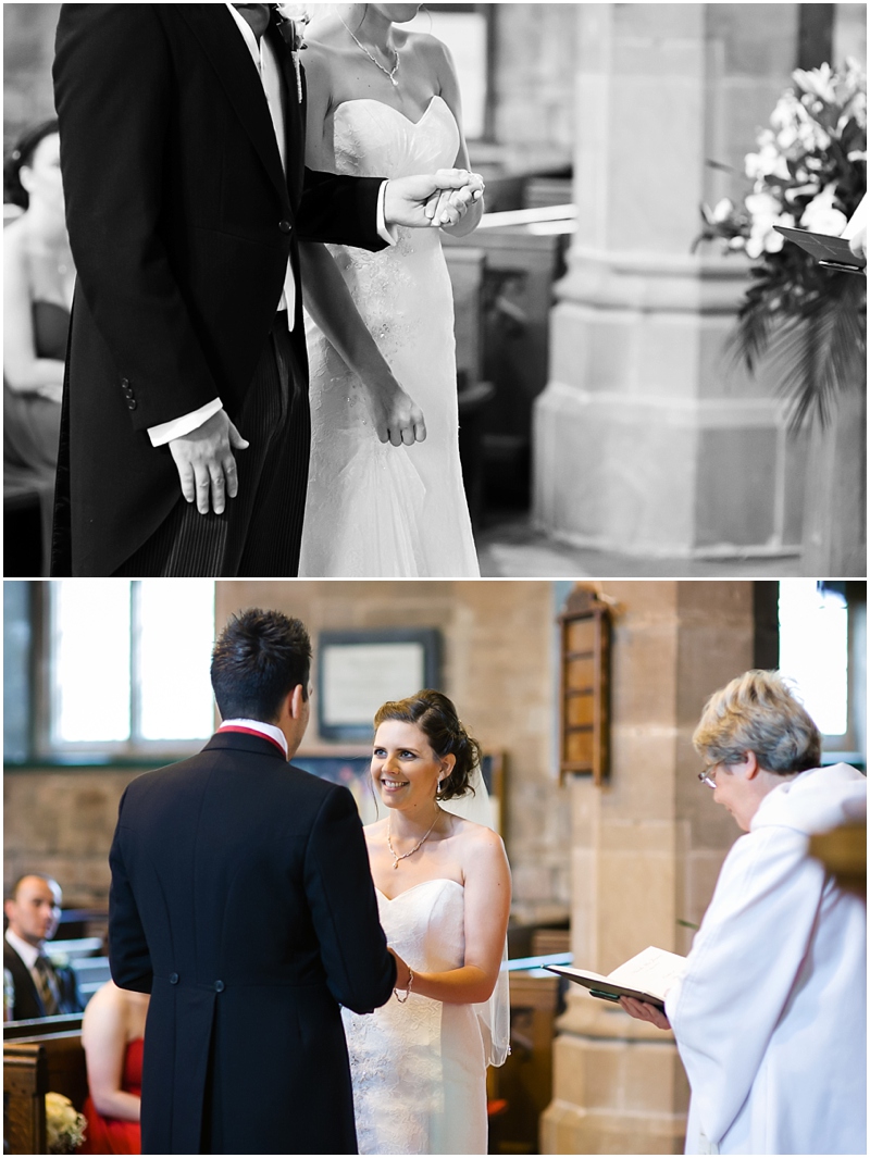 wedding at brewood church