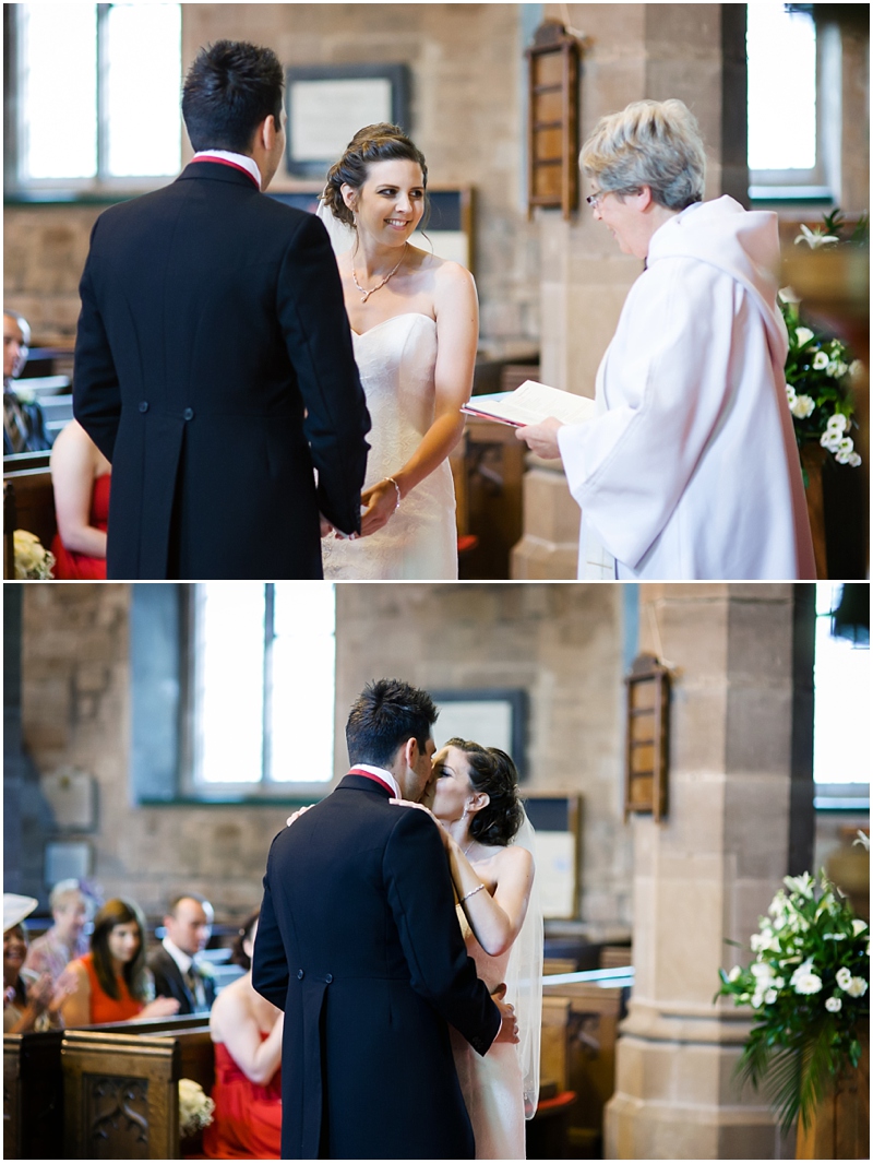 wedding at brewood church