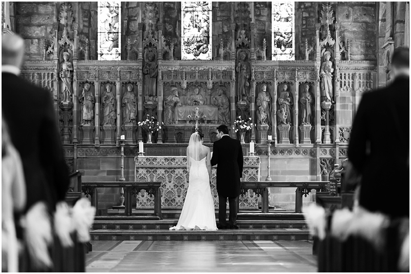 wedding at brewood church