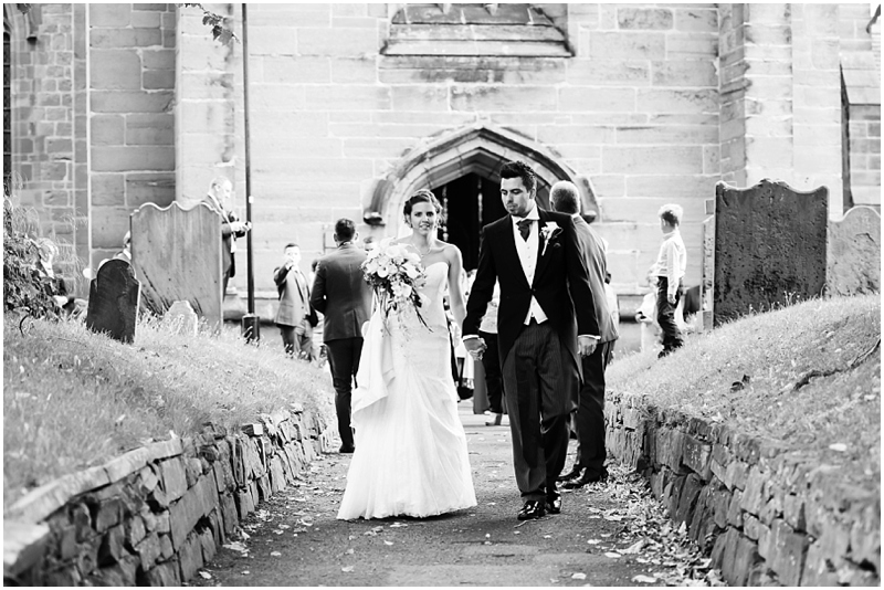 wedding at brewood church
