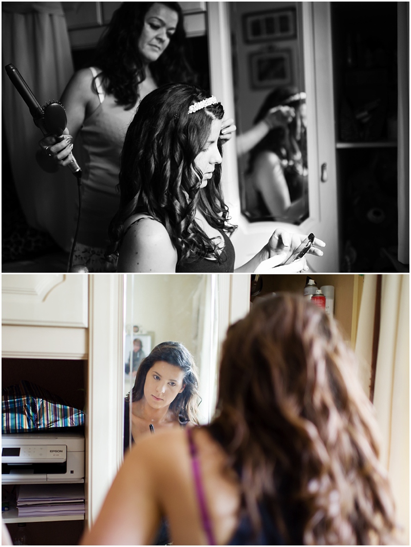 wedding details at bridal preparation