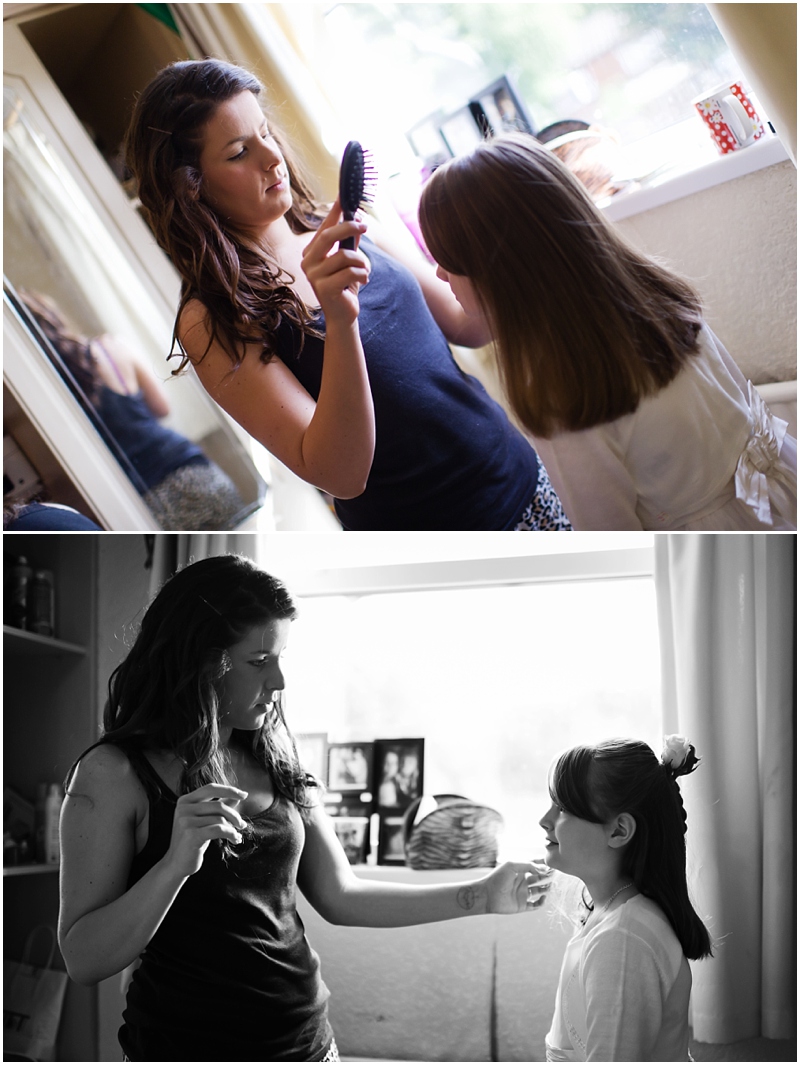 wedding details at bridal preparation