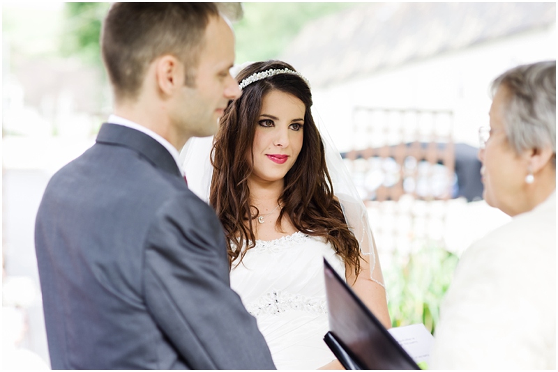 summer outdoor wedding 