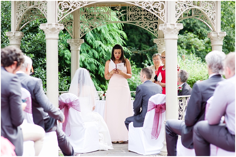 summer outdoor wedding 