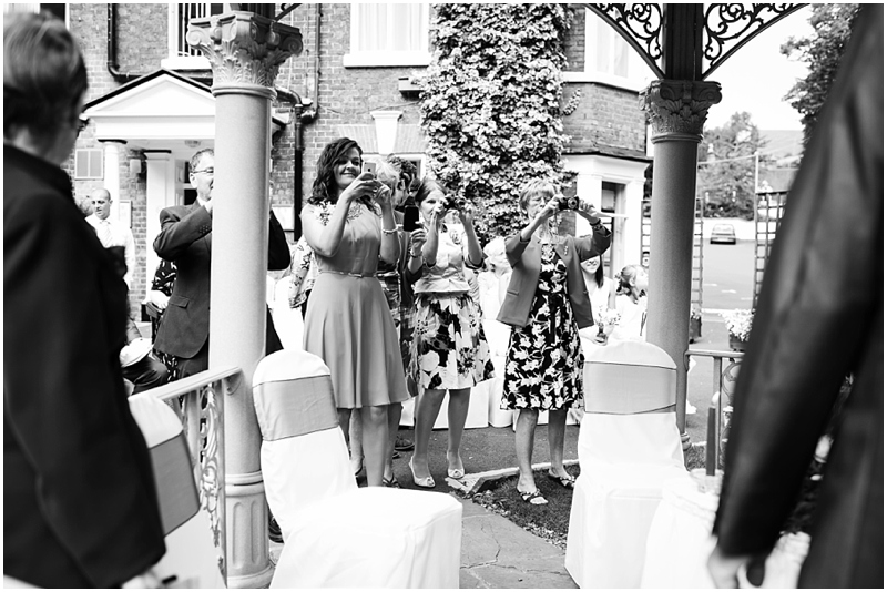 candids of wedding guests