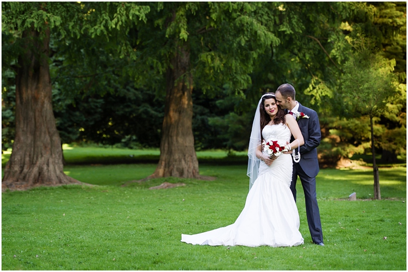 bride and groom portraits