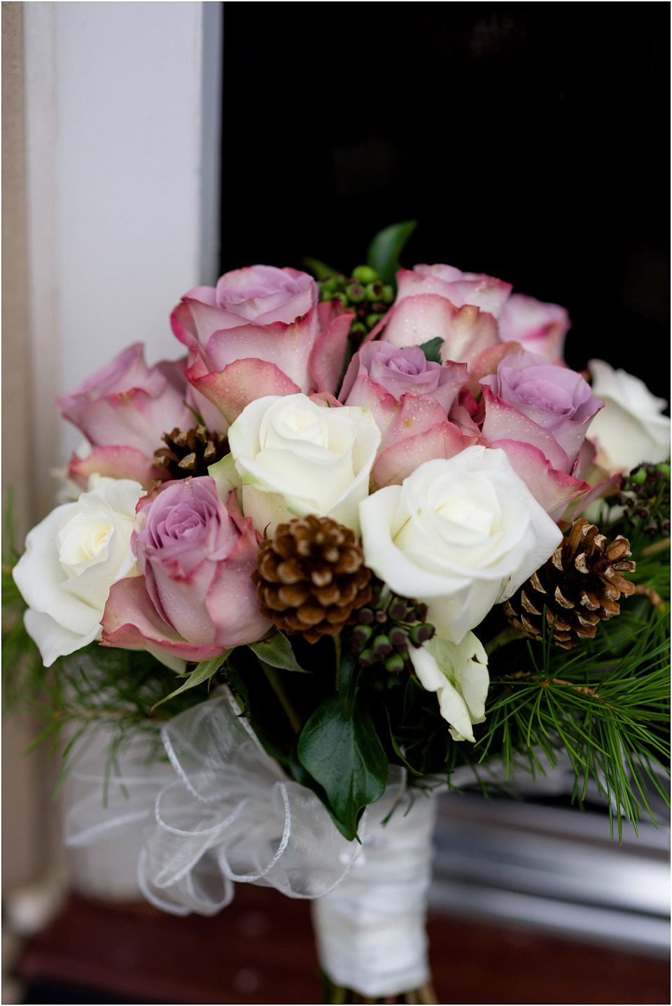 pink and white bouquet