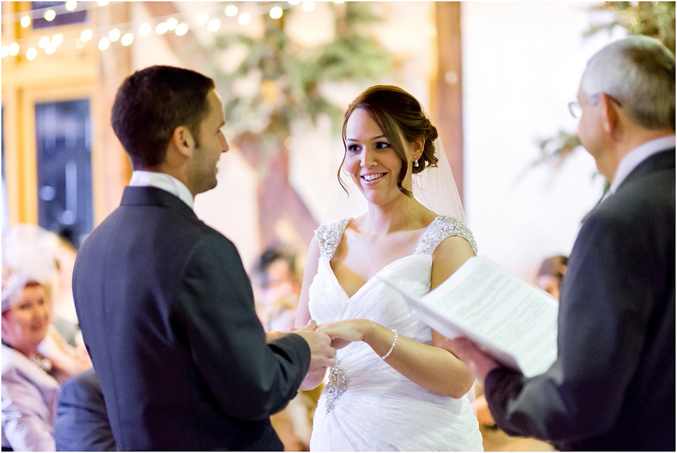 wedding ceremony at the hundred house