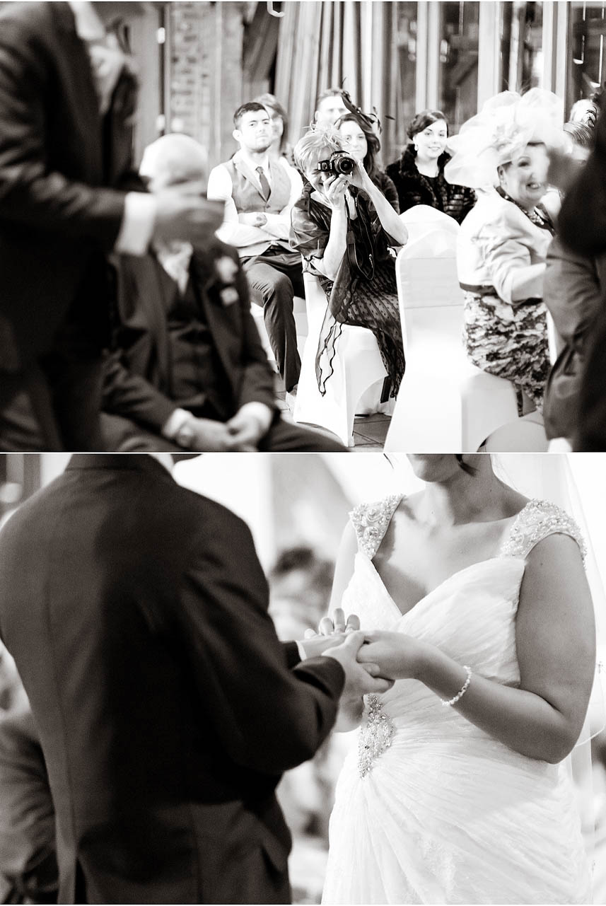 wedding ceremony at the hundred house