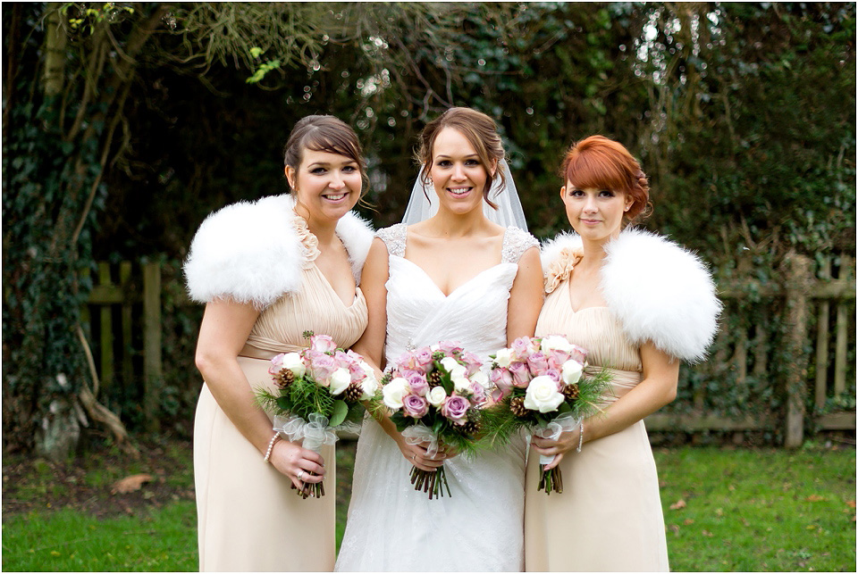 bride and bridesmaids