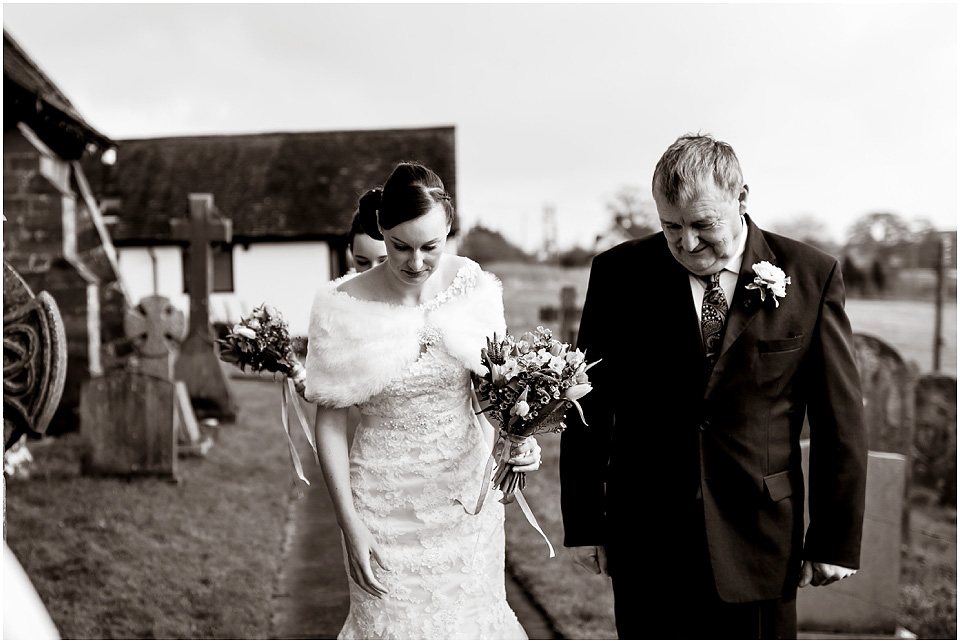 bride and dad