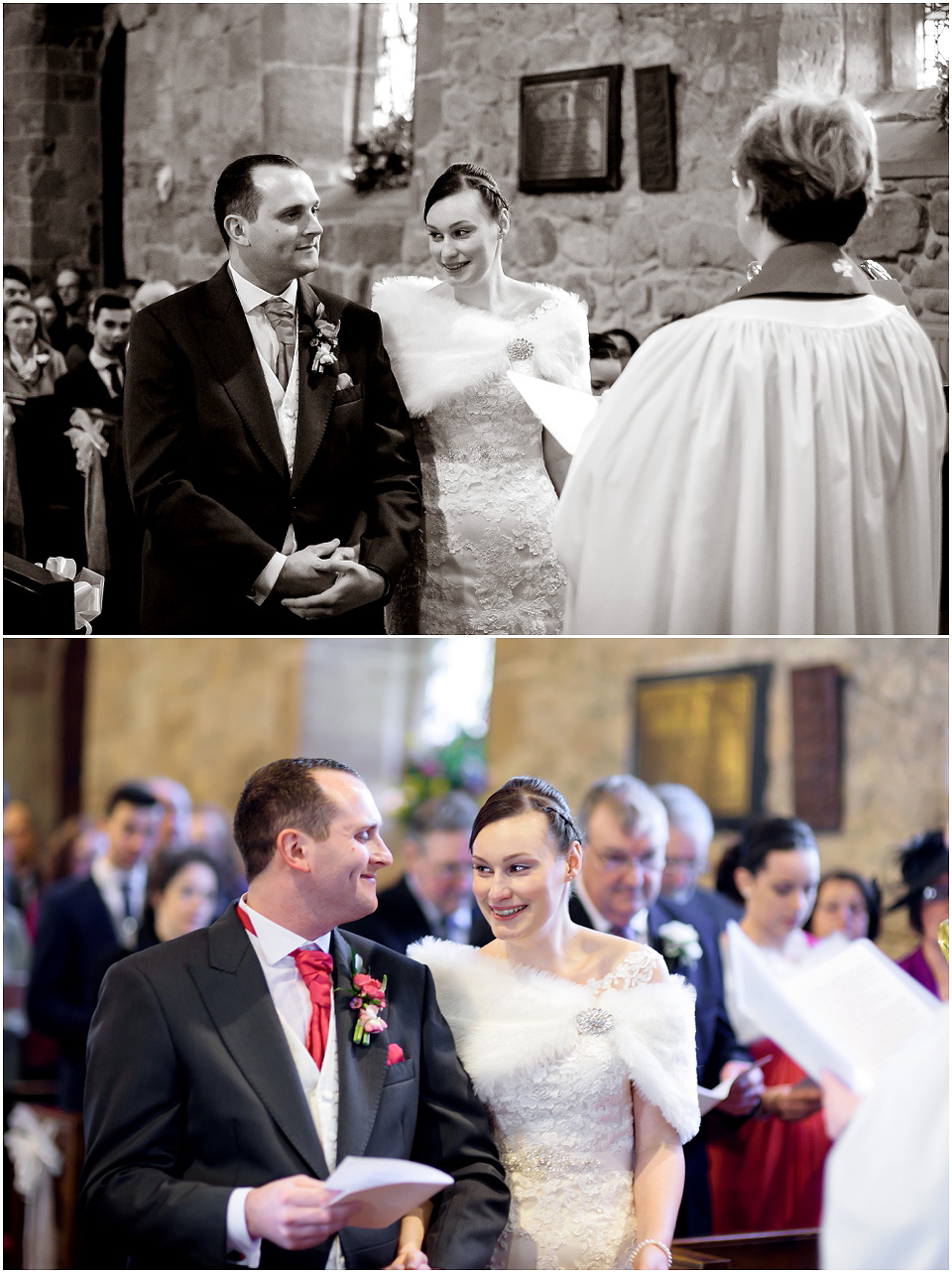 wedding ceremony in church