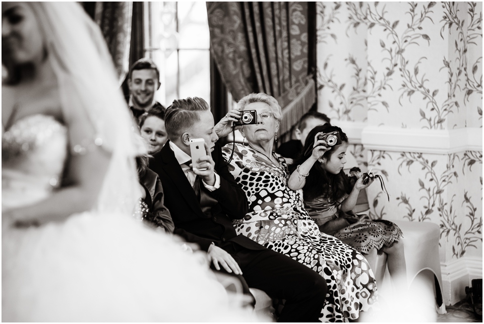 wedding ceremony at rowton castle