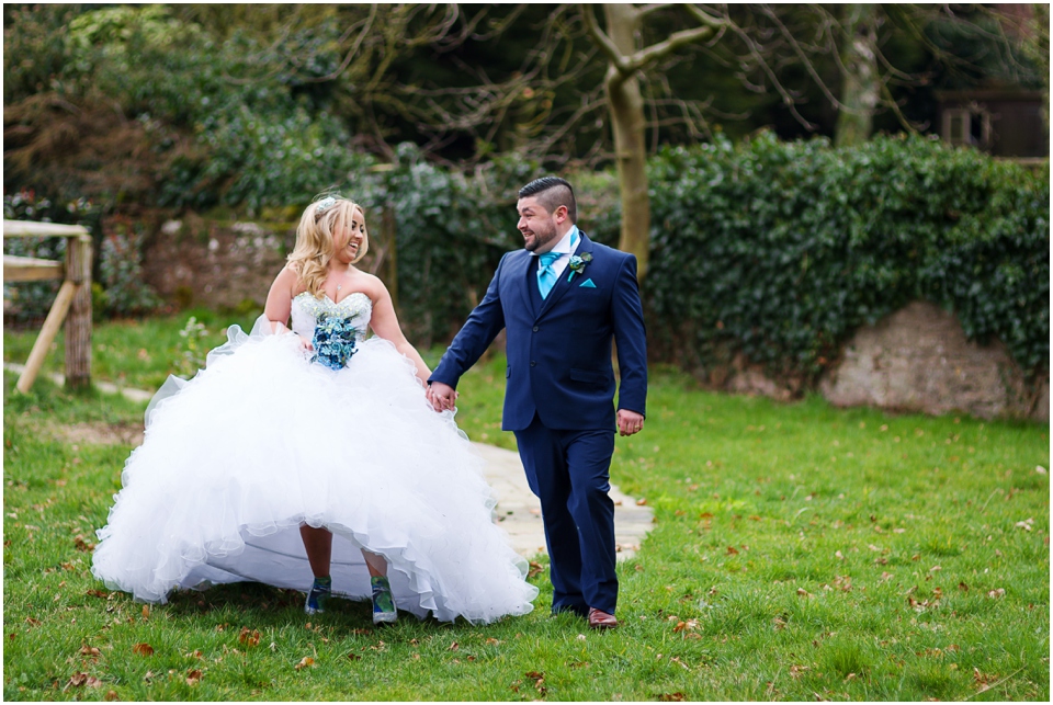 bride and groom photos at rowton castle