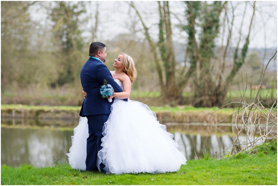 bride and groom photos at rowton castle