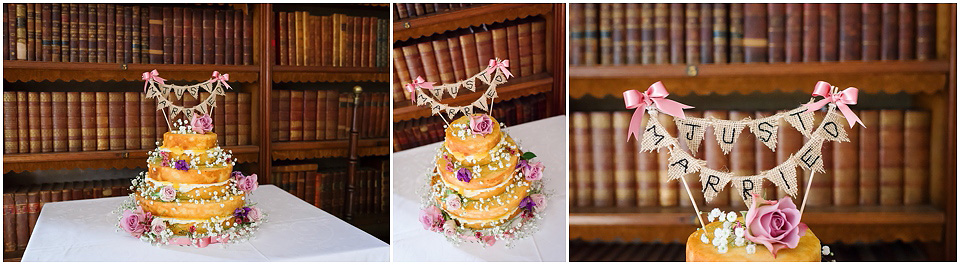 vintage wedding cake