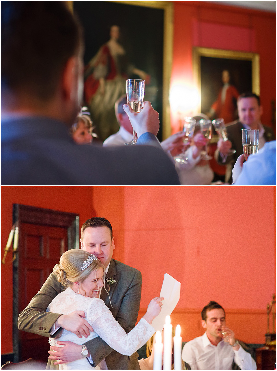 natural emotion during wedding speeches