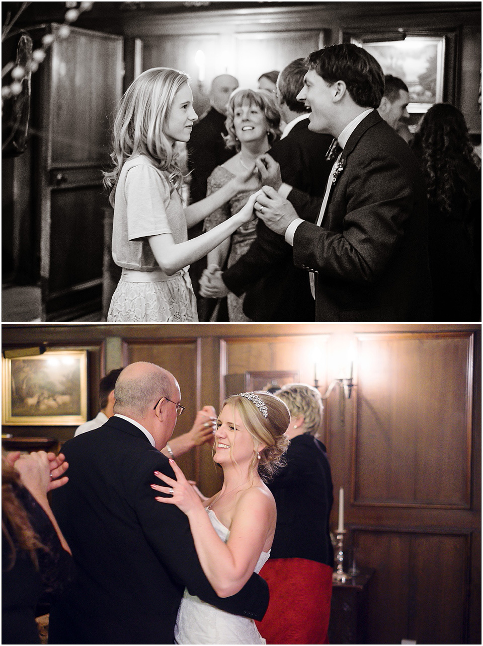 guests dancing at thrumpton