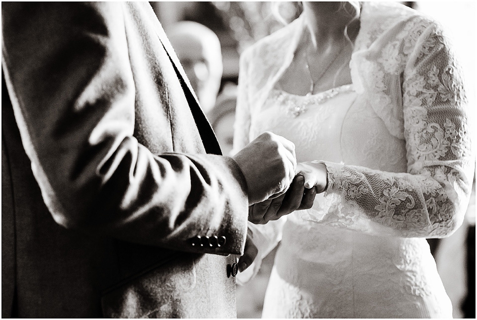 wedidng ceremony at thrumpton hall