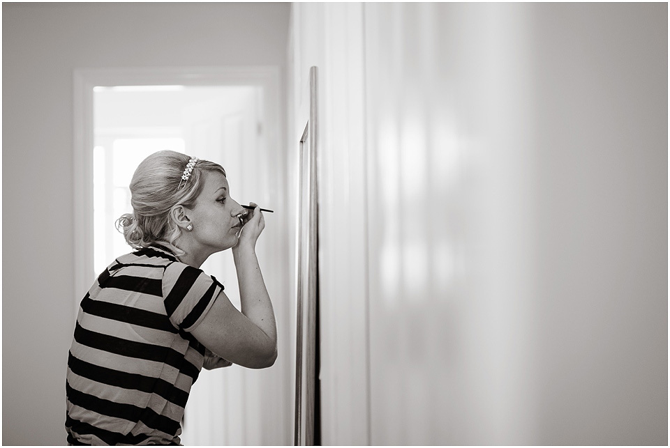 bridal preparation photos