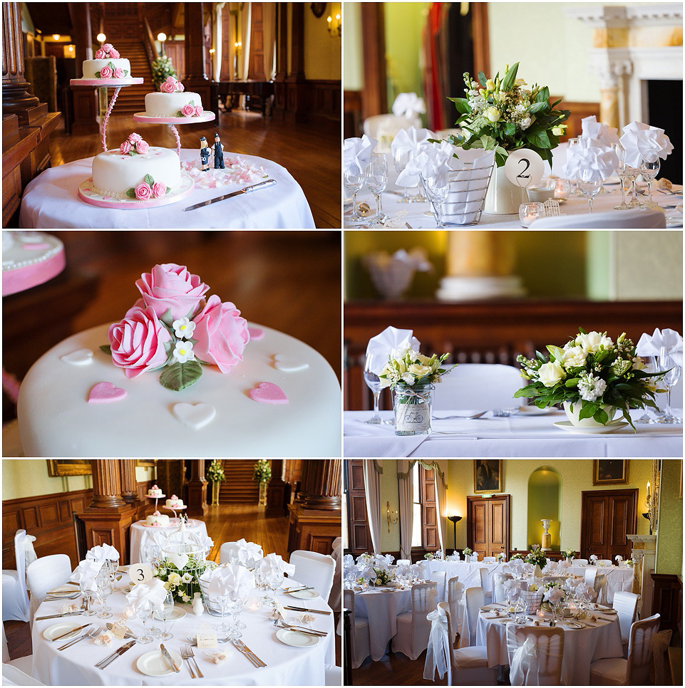wedding details at sandon hall