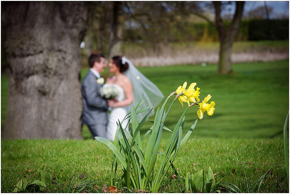 bride and groom at cranage hall