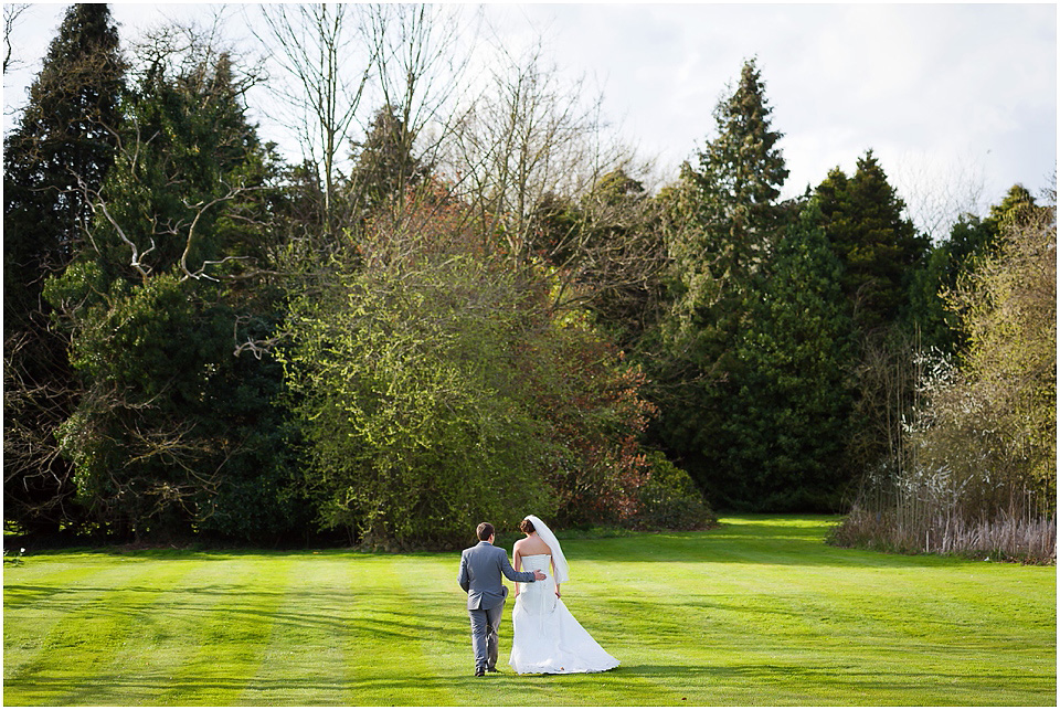 bride and groom at cranage hall