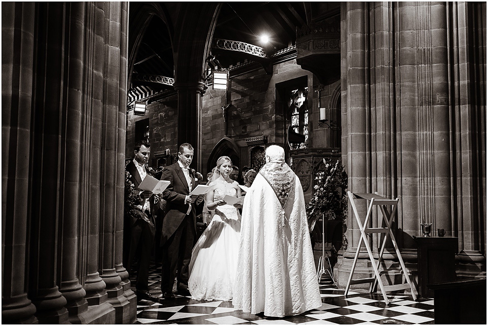 wedding at hoar cross church