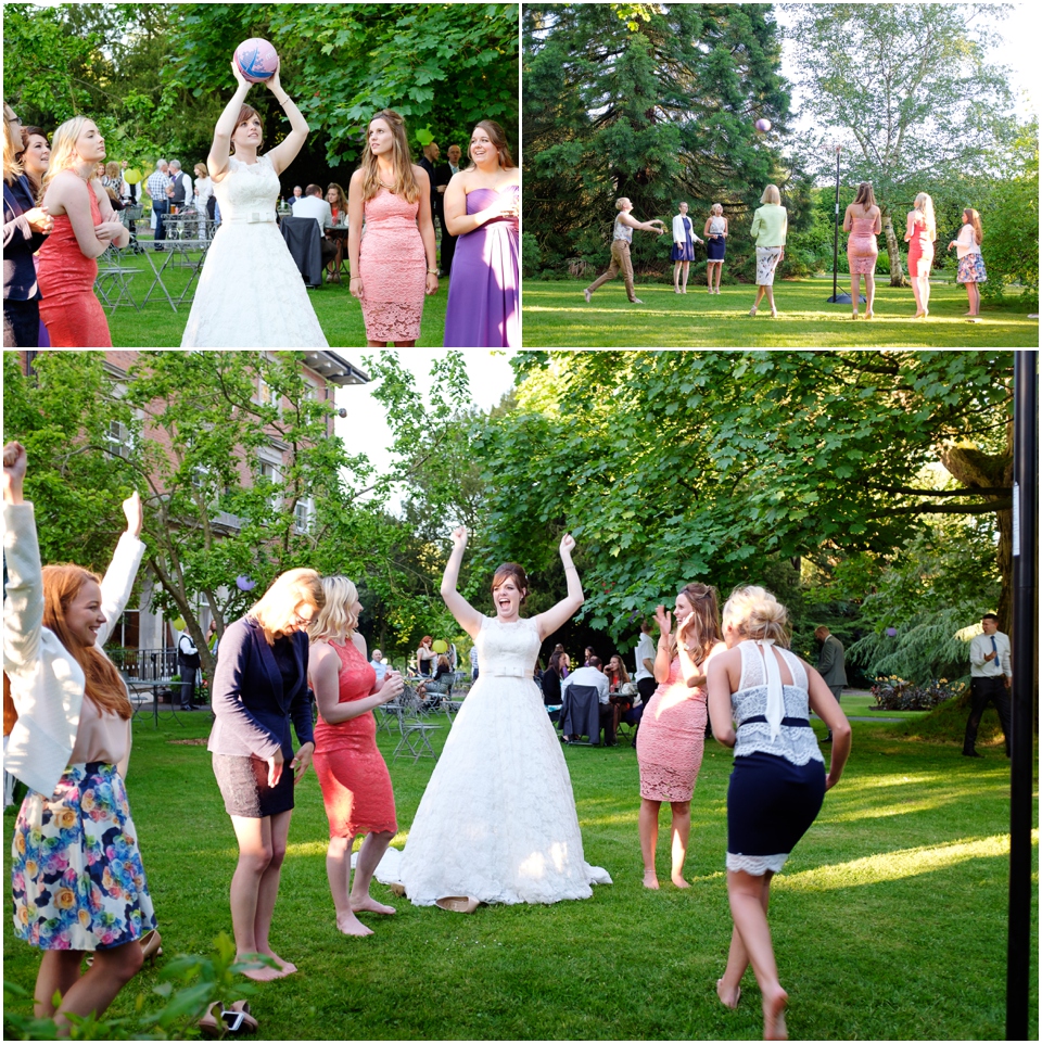lawn games at wedding