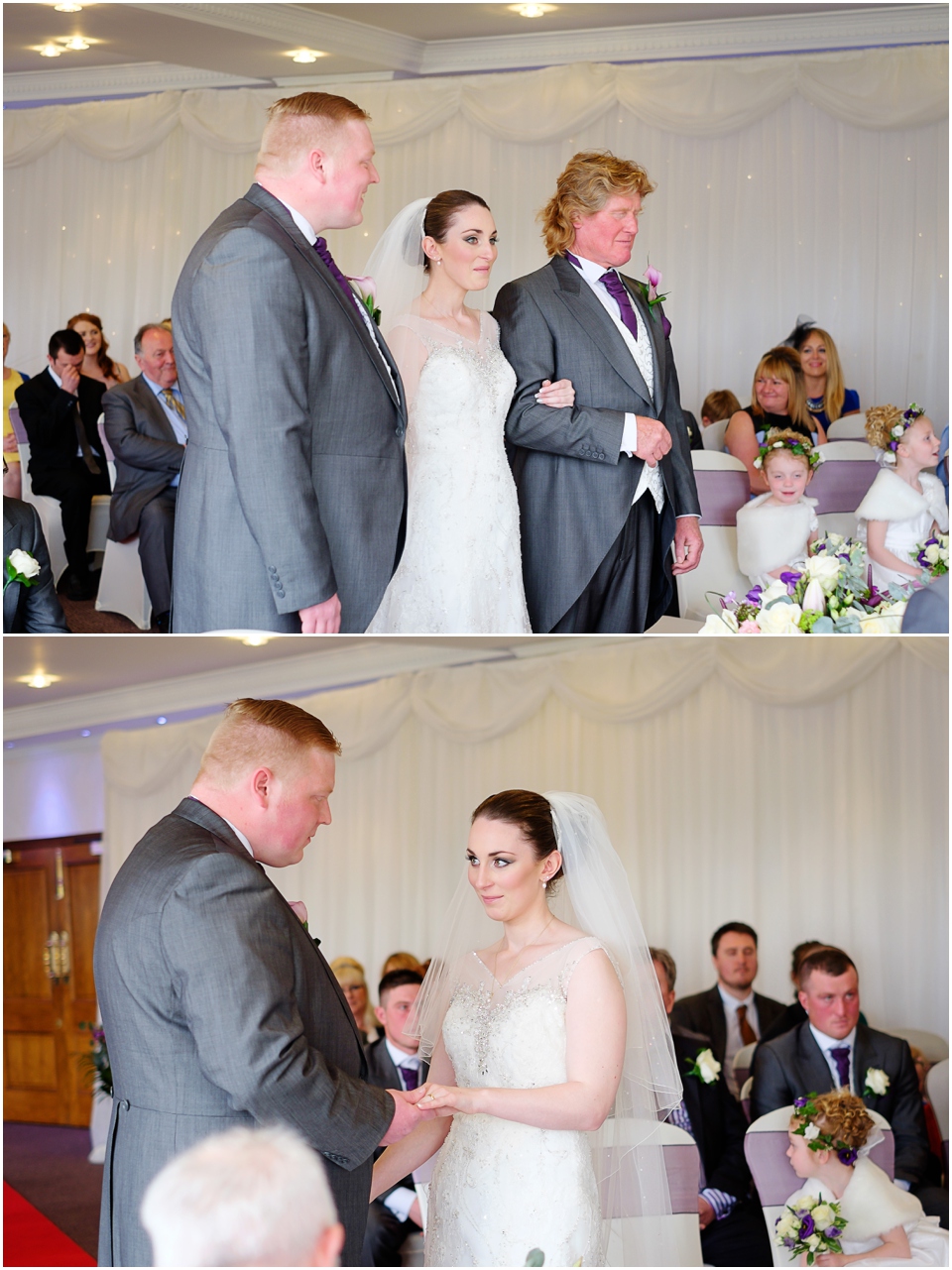 wedding ceremony at the moat house