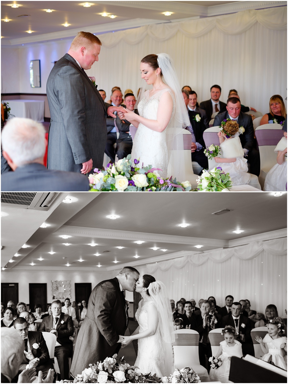wedding ceremony at the moat house