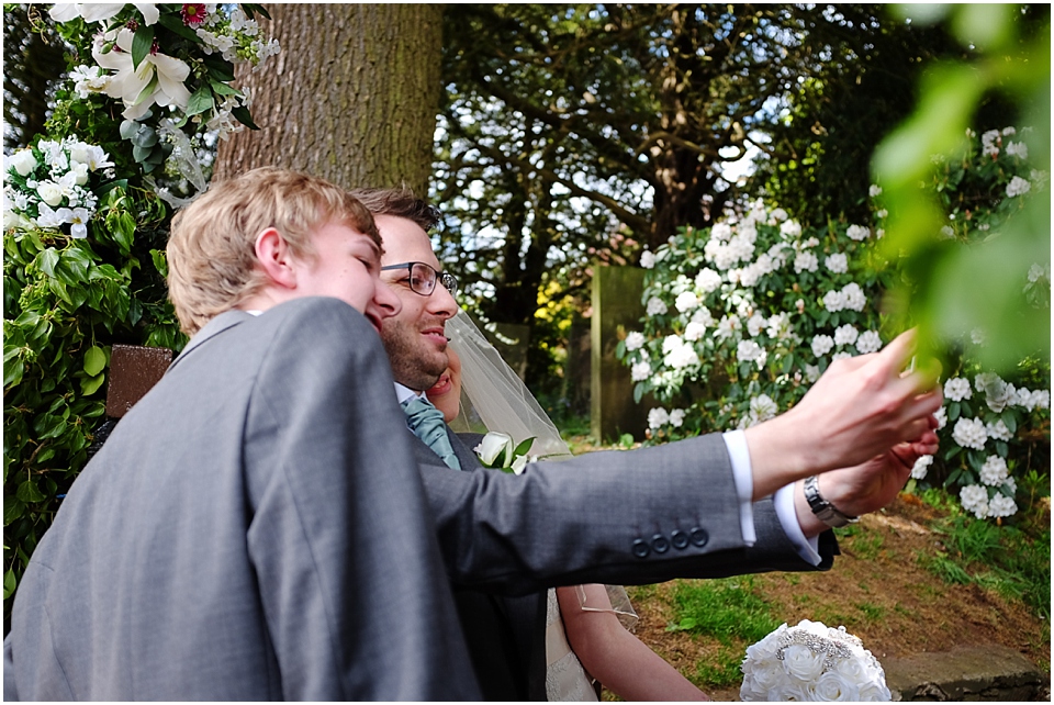 wedding selfie