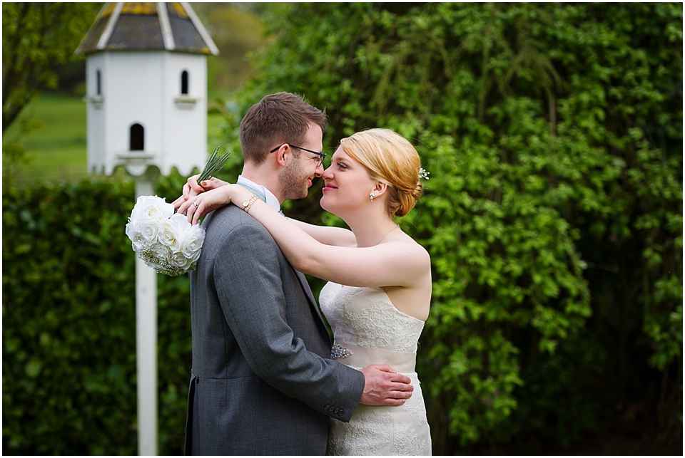 bride and groom at slaters wedidng
