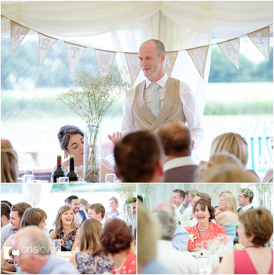 speeches in marquee wedding