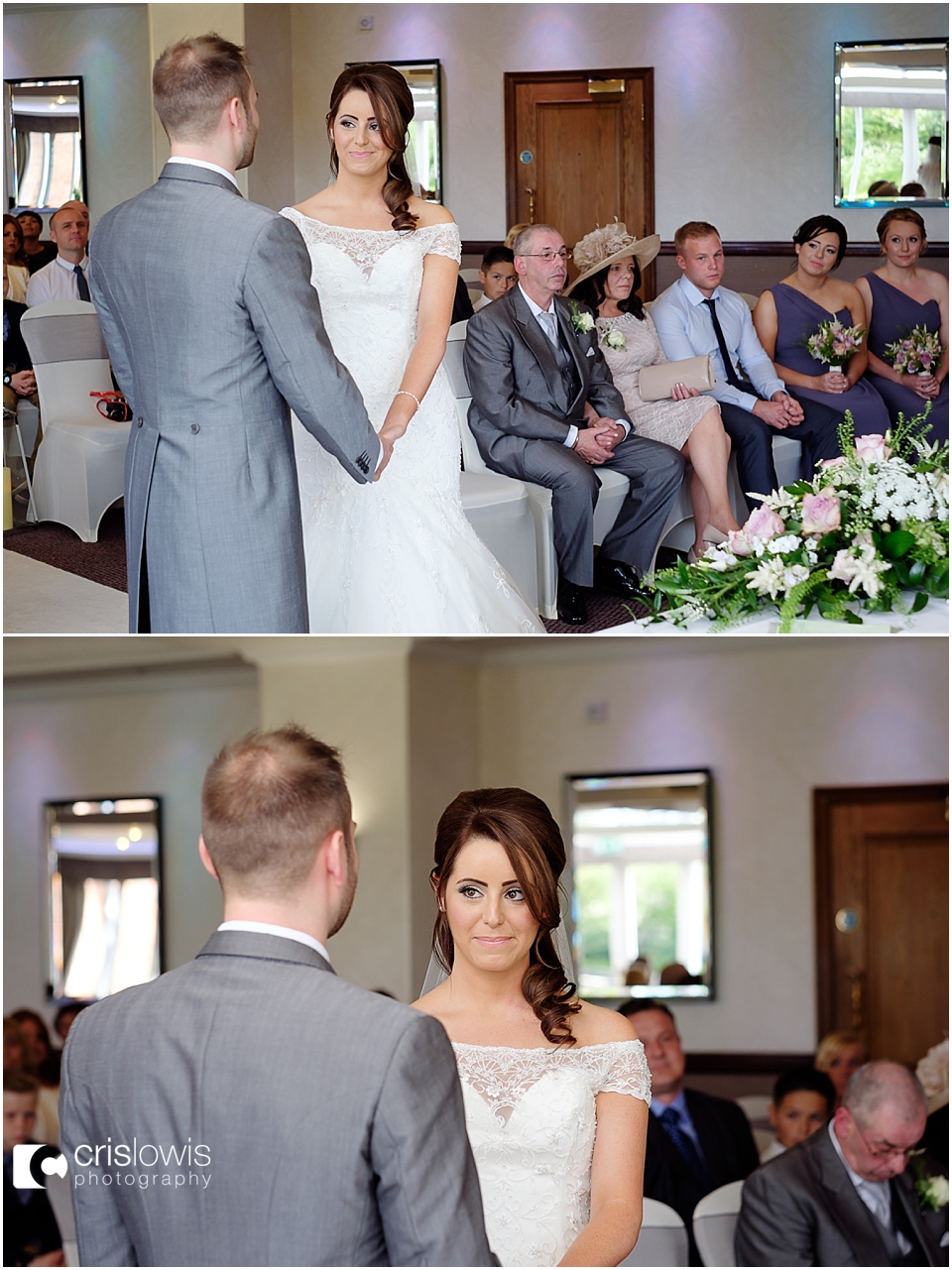 wedding ceremony at the moat house