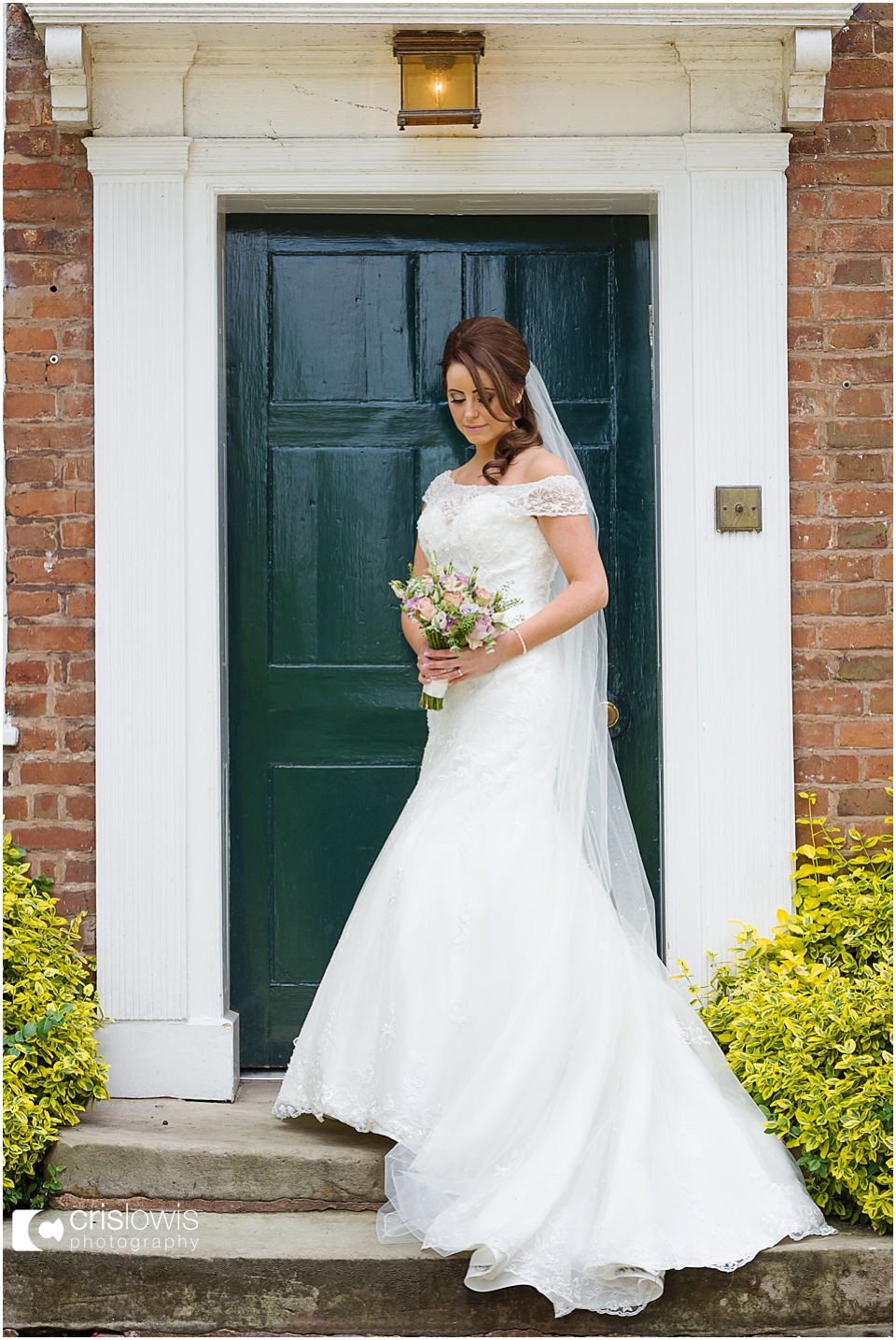 bride in maggie sottero dress