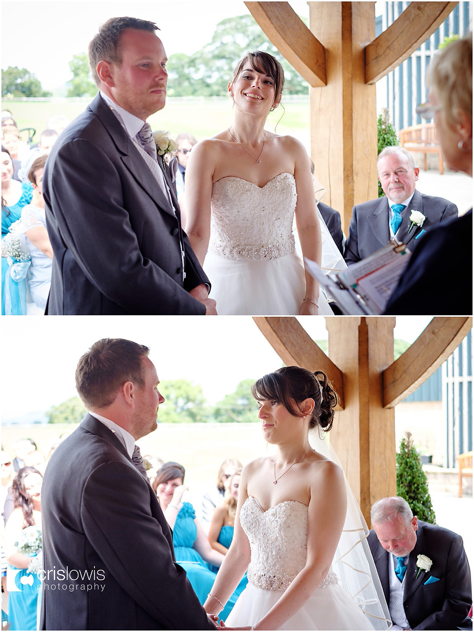 outdoor wedding at heaton house farm