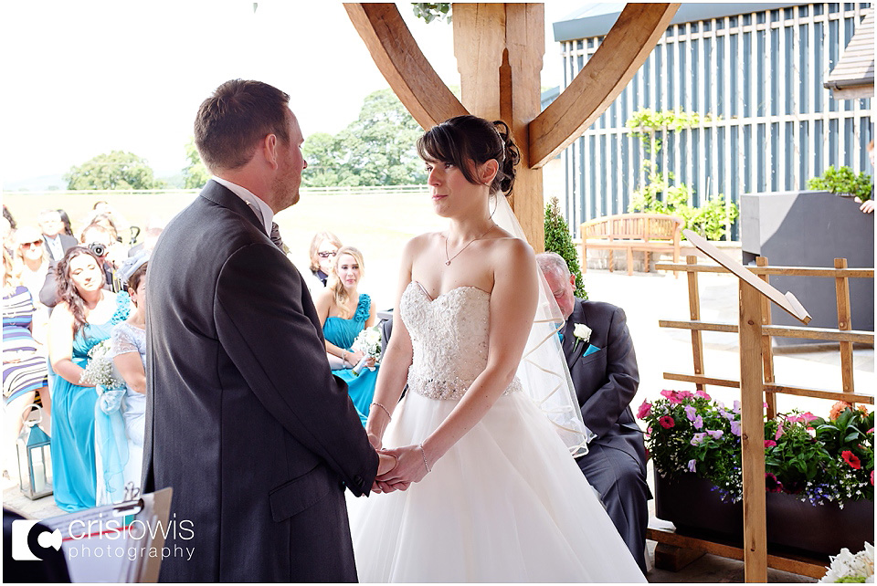 outdoor wedding at heaton house farm